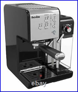 BREVILLE VCF107 One-Touch, Fully Automatic, Black & Chrome, Coffee Maker/Machine
