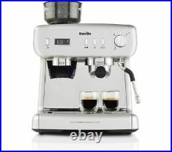 BREVILLE VCF153 Barista Max+ Bean to Cup Coffee Machine Silver Brand New