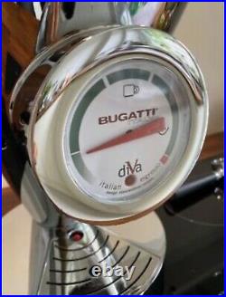 BUGATTI'Diva' Designer Espresso Machine Coffee Chrome -Used