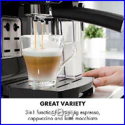 B-Stock Espresoo Coffee Machine Commercial Electric 1450 W 20 Bar Milk Frothe