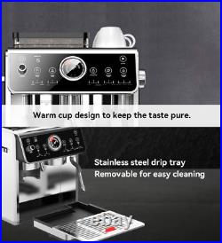 Bean-to-Cup Semi-Professional Espresso Coffee Machine Black/Silver BridgePro