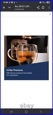 Beko CEP5304X CaffeExperto Espresso Coffee Machine 15 bar RRP £189.99