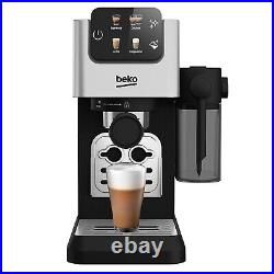 Beko CaffeExpertoTM Semi Automatic Espresso Coffee Machine 1628W, Silver-CEP5304X