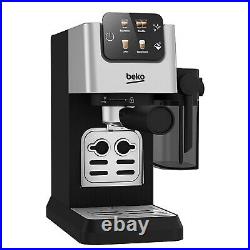 Beko CaffeExpertoTM Semi Automatic Espresso Coffee Machine 1628W, Silver-CEP5304X