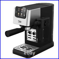 Beko CaffeExpertoTM Semi Automatic Espresso Coffee Machine 1628W, Silver-CEP5304X