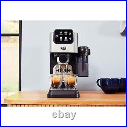 Beko CaffeExpertoTM Semi Automatic Espresso Coffee Machine 1628W, Silver-CEP5304X