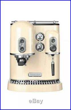 Brand-New! KitchenAid 5KES100EAC Artisan Espresso Coffee Machine -Almond Cream