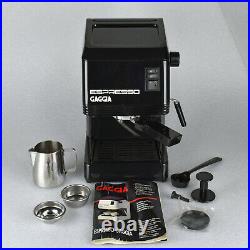 Brevetti Gaggia Espresso Coffee Maker Machine BLACK Made in Italy WORKS GREAT