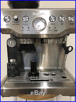 Breville Barista Espresso Machine Coffee Maker Stainless Steel Used