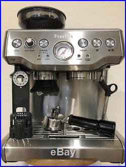 Breville Barista Espresso Machine Coffee Maker Stainless Steel Used