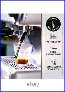 Breville Barista Max Coffee Machine Stainless Steel Built in Steam Wand VCF126