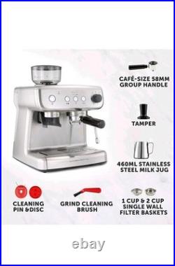 Breville Barista Max Coffee Machine Stainless Steel Built in Steam Wand VCF126
