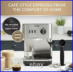 Breville Bijou Espresso Machine Automatic and Manual Espresso, Cappuccino &