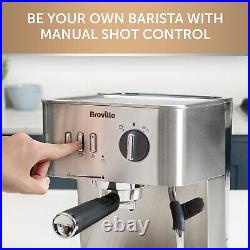 Breville Bijou Espresso Machine Automatic and Manual Espresso, Cappuccino &