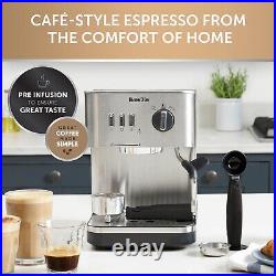 Breville Bijou Espresso Machine Automatic and Manual Espresso, Cappuccino &