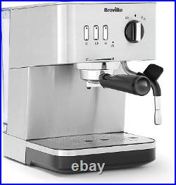 Breville Bijou Espresso Machine Silver Automatic New Sealed