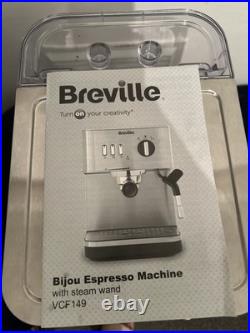 Breville Bijou Espresso Machine Silver (VCF149)