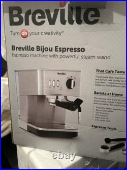 Breville Bijou Espresso Machine Silver (VCF149)