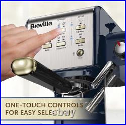 Breville One-Touch CoffeeHouse Coffee Machine Espresso, Cappuccino and Navy