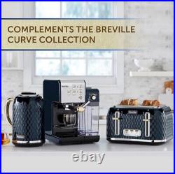 Breville One-Touch CoffeeHouse Coffee Machine Espresso, Cappuccino and Navy