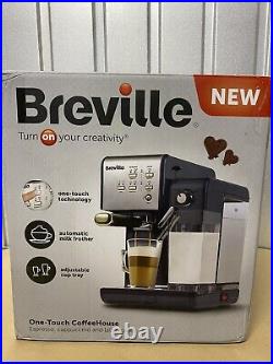 Breville One-Touch CoffeeHouse Coffee Machine Espresso, Cappuccino and Navy