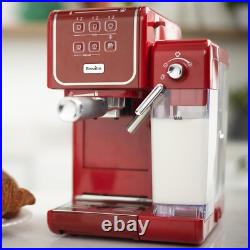 Breville Prima Latte III Coffee Machine VCF147X Espresso Latte 19 Bar Red NEW