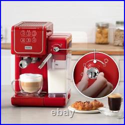 Breville Prima Latte III Coffee Machine VCF147X Espresso Latte 19 Bar Red NEW
