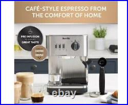 Breville Silver VCF149 Bijou 15 BAR Crema Espresso Coffee Machine -NEW RRP £220