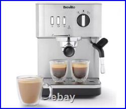 Breville Silver VCF149 Bijou 15 BAR Crema Espresso Coffee Machine RRP £220