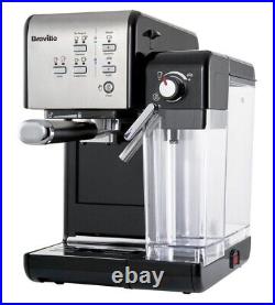 Breville VCF107 1250W One-Touch Espresso Coffee Machine Black/Chrome