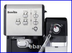 Breville VCF107 1250W One-Touch Espresso Coffee Machine Black/Chrome