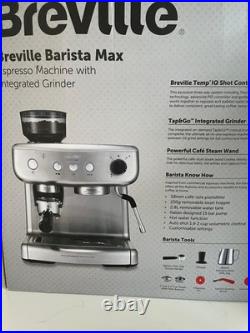 Breville VCF126 Barista Max Espresso Coffee Machine Stainless Steel
