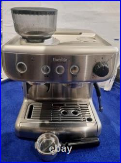 Breville VCF126 Barista Max Espresso Coffee Machine Stainless Steel  Red Desc