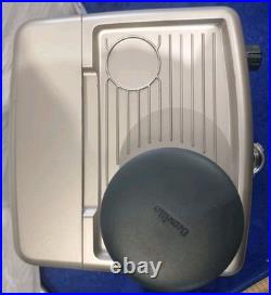 Breville VCF126 Barista Max Espresso Coffee Machine Stainless Steel  Red Desc