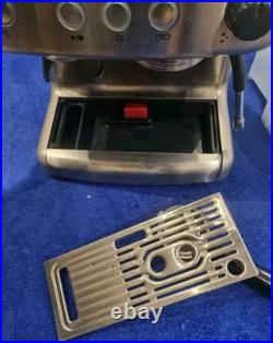 Breville VCF126 Barista Max Espresso Coffee Machine Stainless Steel  Red Desc