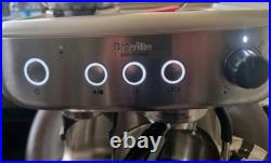 Breville VCF126 Barista Max Espresso Coffee Machine Stainless Steel  Red Desc