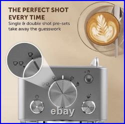 Breville VCF185 Stainless Steel Barista Slimline Espresso Machine & Milk Frother