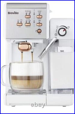 Breville White Coffee Machine VCF108 One-Touch Coffee House
