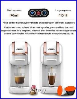 CAFELFFE Coffee Maker 4-In-1 Capsule/groundCoffee Machine 19 Bar Fully Automatic