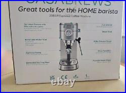 CASABREWS 20 Bar Coffee Machine Professional Coffee Maker Cappuccino + Latte