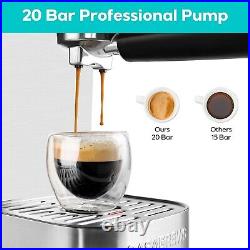 CASABREWS 20 bar professional coffee machine Compact espresso machine stainless