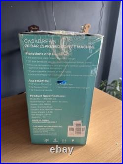 CASABREWS CM5418 Espresso Machine Coffee Machine with 1L Removable Water Tank