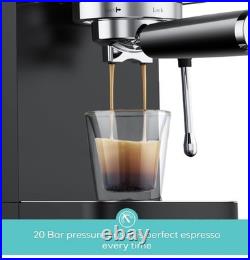 CASABREWS Espresso Machine 20 Bar, Professional Espresso Coffee Machine
