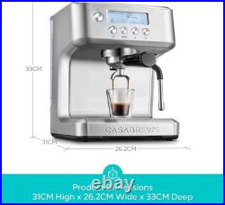 CASABREWS Ultra Espresso Machine Barista-Quality Coffee at Home