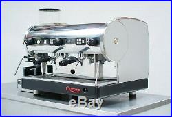 CMA Astoria 2 Group Coffee Silver Espresso Machine Package + Grinder & Filter