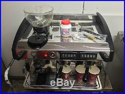 Commercial Traditional Espresso Coffee Machine & Grinder Refurbished Throughout