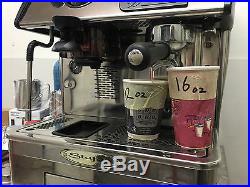 COMMERCIAL TRADITIONAL ESPRESSO COFFEE MACHINE WITH GRINDER AND ALL ACCESSORIES
