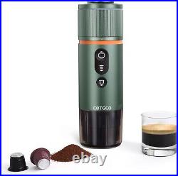 COTGCO Espresso Machine Portable 12v, Travel Coffee Maker for Car Fast Heating