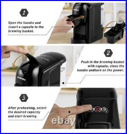 CUSIMAX Coffee Machine for Nespresso & Dolce Gusto Coffee Pods, Espresso Mac