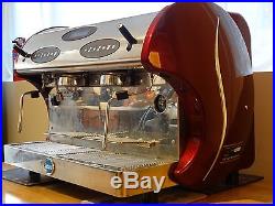 Carimali Kicco 2 Group Red Commercial Espresso Machine
